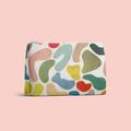 Wash Bag, Abstract Cosmetics Pouch - Organic