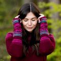 4 Colourways Fair Isle Fingerless Gloves, Wrist Warmers, Gauntlets, Arm Wristlets, Mittens. Grey, Linen, Aqua, Burgundy