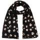 Rose Gold Foiled Animal Dogs Paw Print Scarf Wraps Shawl Scarves