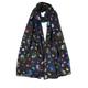 Rainbow Butterfly Print Scarf