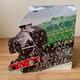 Flying Scotsman Steam Engine Christmas Card, Train Card