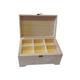 Plain Wooden Box For Keepsakes Memory Gift Jewellery Or Sewing Storage - With Removable Tray Craft/Decoupage Blank