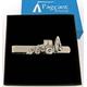 Jcb Digger Quality Silver Pewter Tie Clip