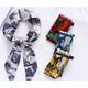 Horse, Swan & Deer Satin Twill Scarf, Short Skinny Scarf, Hair Scarf For Bags, 91cm5cm