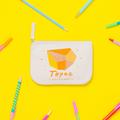 Topaz Birthstone - Canvas Pouch Birthday Gift For Her Enamel Pin Set Birthstones Alphabet Bags