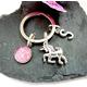 Personalised Unicorn Keyring, Initial Keychain, Gifts, Gift For Girls, Party Bag Filler, Mythical Fairytale