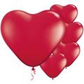 Red Hearts Valentine's Day Latex Balloons - Valentines Party Balloons Heart Shaped 11 Inch Pack Of 5