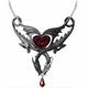 The Confluence Of Opposites Necklace Made By Alchemy England, Dragons, Love Heart