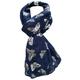 Silver Foil Butterfly Print Ladies Celebrity Style Scarves Maxi, Scarf, Wrap, Sarong, Shawls Gift