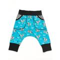 Baby Harems, Zebras, Drop Crotch Pants, Unisex Baby Clothes, Animal Print Leggings, Toddler Slouchy Trousers, Kids Harems