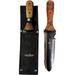 Garden Guru Hori Hori Gardening Knife with Walnut Wood Handle Nylon Sheath for Garden Knife Storage