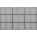 Hisencn Cast Iron Cooking Grate for Char-Griller 1624 Smokin Champ Charcoal Grill Horizontal Smoker Grates Replacement Parts for Chargriller Set of 3