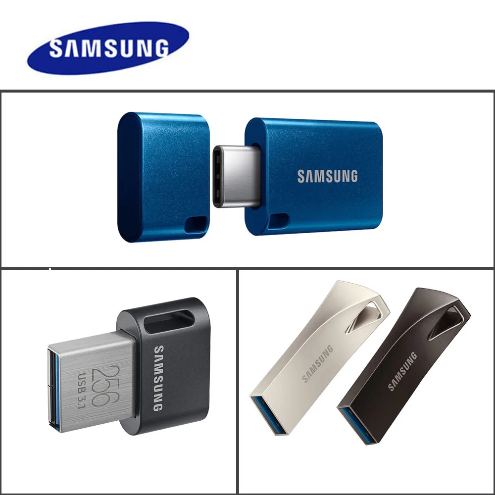 SAMSUNG USB3.1 clé USB 64GB vitesse de lecture 300 mo/s 128GB 256G 512GB 400 mo/s clé USB type-a ou USB type-c clé USB