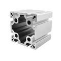 Rail Linéaire Anodisé Standard Européen Profilé en Aluminium 100100 Extrusion 100100 avec 4 Trous