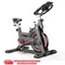 SPINNING SPORT, VÉLO STATIONNAIRE, RÉSISTANCE RÉGLABLE JUSQU'À 24 KG, AVEC ÉCRAN LCD POLYVALENT,