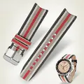 Bracelet de montre en nylon pour Burberry Bu7 Female bracelet en cuir pour homme bracelet en