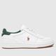 Polo Ralph Lauren court sneaker trainers in white