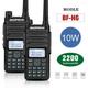 Walkie Talkie Baofeng Walkie-talkie Power 10W IP45 Portable Ham Radio BF-H6 Dual Band HF Transceiver Two Way Station High