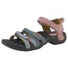 Sandale TEVA "Tirra", Gr. 37, bunt (rosa, blau), Textil, sportlich, Schuhe Outdoorsandale Riemchensandale Sandale, mit Klettverschluss