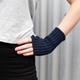 Navy Wool Wrist Warmers/Fingerless Mittens