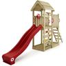 Gioco da giardino JoyFlyer con tetto in legno - rosso - Wickey