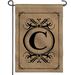 Winston Porter Johnica Classic Monogram Letter 2-Sided Polyester 18 x 12 in. Garden Flag | 18 H x 12.5 W in | Wayfair