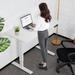 Latitude Run® Bronder 48" Electric Height Adjustable Standing Desk Wood/Metal in White | 48 W x 24 D in | Wayfair 6FF0070D792A48F28079A693ECD1F4BD