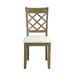 Side Chair - Red Barrel Studio® 18" W Side Chair Linen in Brown/White | 39 H x 18 W x 23 D in | Wayfair E3CD3690283445928C02E3CD76D6D634