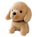 Biekopu Cute Puppy Plush Toy 9.84 Inch Realistic Teddy Dog Puppy Stuffed Plush Dolls Toys for Boys Girls Kids Babies Birthday Party Bedtime Gifts