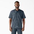 Dickies Men's Short Sleeve Work Shirt - Airforce Blue Size S (1574)