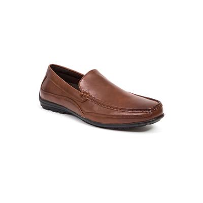 Wide Width Men's Deer Stags®Slip-On Driving Moc Loafers by Deer Stags in Brown (Size 12 W)