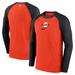 Men's Nike Orange San Francisco Giants Authentic Collection Game Raglan Performance Long Sleeve T-Shirt