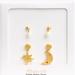 Madewell Jewelry | Madewell Gold Plated 3mm Freshwater Pearl Wishi 2-Piece Stud Earring Set | Color: Gold/Red | Size: Os