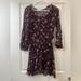 American Eagle Outfitters Dresses | American Eagle Outfitters Boho Bell Sleeve Dress | Color: Black/Purple | Size: M