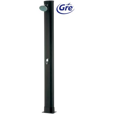 Solardusche GRE, schwarz, B:14cm H:210cm L:14cm, Kunststoff, Outdoorduschen, Kunststoff, Höhe: 210 cm, 30 Liter Tank Image