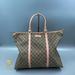 Gucci Bags | Gucci Gg Supreme Monogram Medium Zippered Shopping Bag | Color: Pink/Tan | Size: 14 X 7 X 9