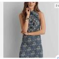 American Eagle Outfitters Dresses | American Eagle M Women’s Summer Shift Dress | Color: Blue/White | Size: M