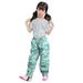 Qufokar Rainbow Pants Girls Baby Girl Pants 9-12 Months Waterproof Rain Bottoms Pants Trousers Dungarees Children Baby Windproof Kids Girls Breathable Mud Boys Girls Pants