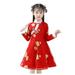 Qufokar Baby Girls Clothes Young Girl Outfits Suit Dresses Princess Year Tang Chinese Toddler Kid Girl Baby Clothes Girls Outfits&Set