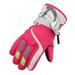 Qufokar Toddler Ski Gloves Ages 2-4 Warm Gloves for Toddlers Kids Snow Outdoor Warm Winter Windproof Gloves Girls Snowboarding Ski Skating Kids Gloves & Mittens