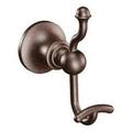 Moen Dn4403 Vale Double Robe Hook - Bronze