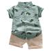 Qufokar Newborn Baby Spring Suummer Romper Boy Baby Sweater Outfits Kids Boys Baby Set Tops+Pants Toddler T-Shirt Cartoon Boys Outfits&Set