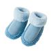 Qufokar Soft Bottom Shoes for Baby Girl Toddler Girls Tracksuit Toddle Footwear Winter Toddler Shoes Soft Bottom Indoor Non Slip Fleece Warm Floor Socks Shoes