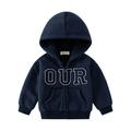 Qufokar Baby Coat Boy Toddler Winter Coats for Boys Child Kids Toddler Baby Boys Girls Letter Patchwork Long Sleeve Coats Outer Outwear Outfits Clothes
