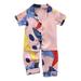 Kids Toddler Children Summer Pyjamas Kids Toddler Boys Girls Silk Satin Tops Sleepwear Print Pajamas Sleepwear T Shirt Shorts Clothes Set Pajamas for Toddler Girls Baby Pajamas 18 Months