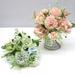 2pcs Bouquet Artificial Peony Flower 7 Heads Peony Hydrangea Flowers Wedding Holiday Simulation Peony Home Office Mall Decor