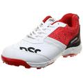 DSC Zooter Cricket Shoes | White/Red | for Men and Boys | Lightweight | 10 UK, 11 US, 44 EU