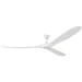 Visual Comfort Fan Maverick Super Max Ceiling Fan - Body Finish: White - Blade Color: White - 3MAVR88RZW