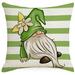Easter Pillow Covers 18x18 Set of 1 Hello Spring Bunny Eggs Gnome Throw Pillow Covers Pillow Covers for Sofa Couch Bed Home Outdoor Easter Decorations