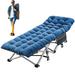 Slsy Folding Camping Cots with 3.3 Inch 2 Sided Mattress 75 * 28 Folding Bed Cot with Carry Bag Folding Sleeping Cot Guest Bed